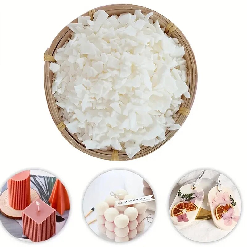 Soy Wax Pillar Blend - 200G/1LB Doğal Soya Balmumu Mum Malzemesi