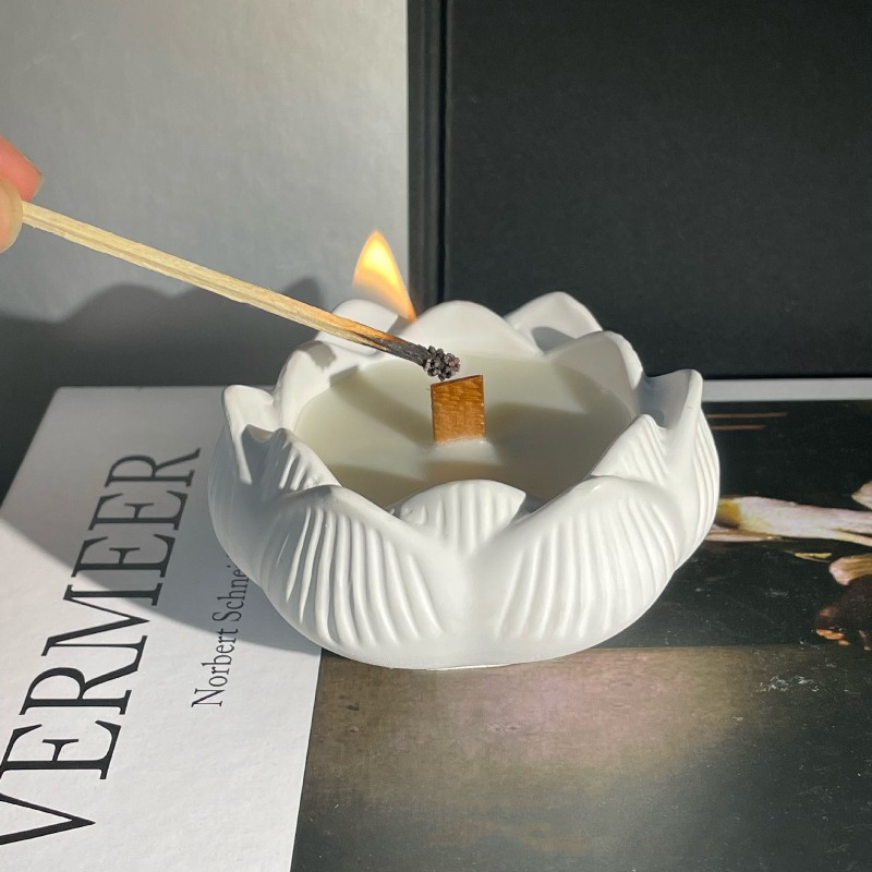 3D Lotus Mumluk Silikon Kalıp  - Candle Making Process incelemesi ve fiyatı