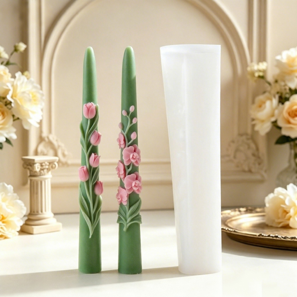Uzun Saplı Çiçek Şeklinde Mum  - Soy Wax Pillar Blend incelemesi ve fiyatı