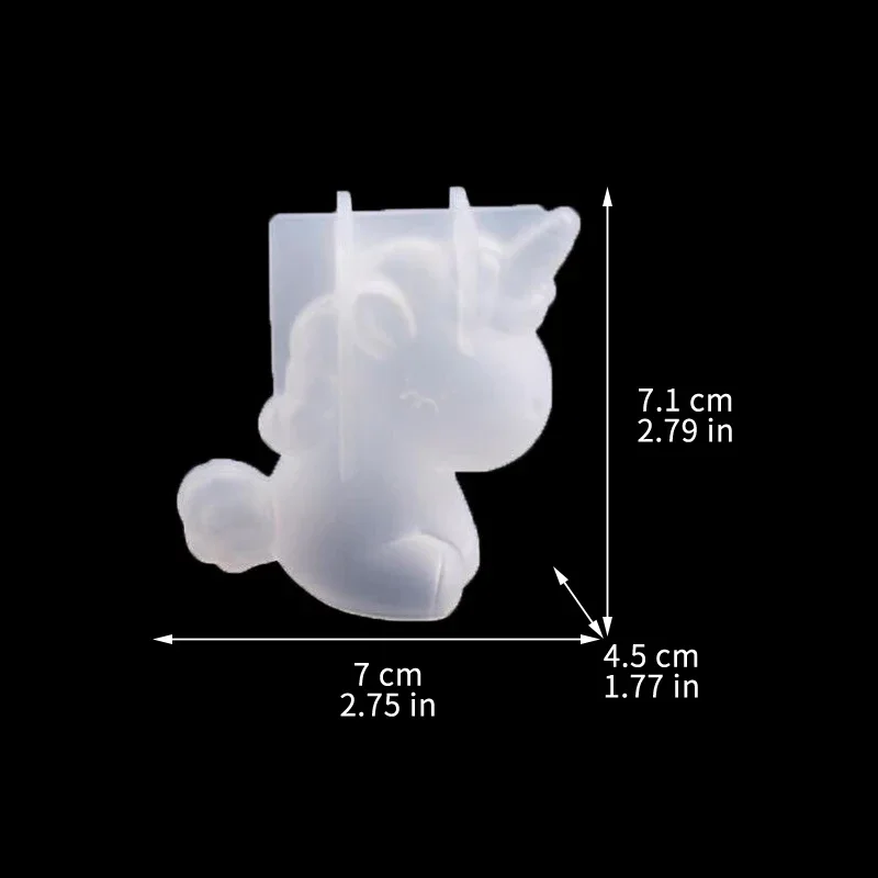 3D Geometrik Silikon Unicorn K - Candle Making Supplies Wholesale incelemesi ve fiyatı