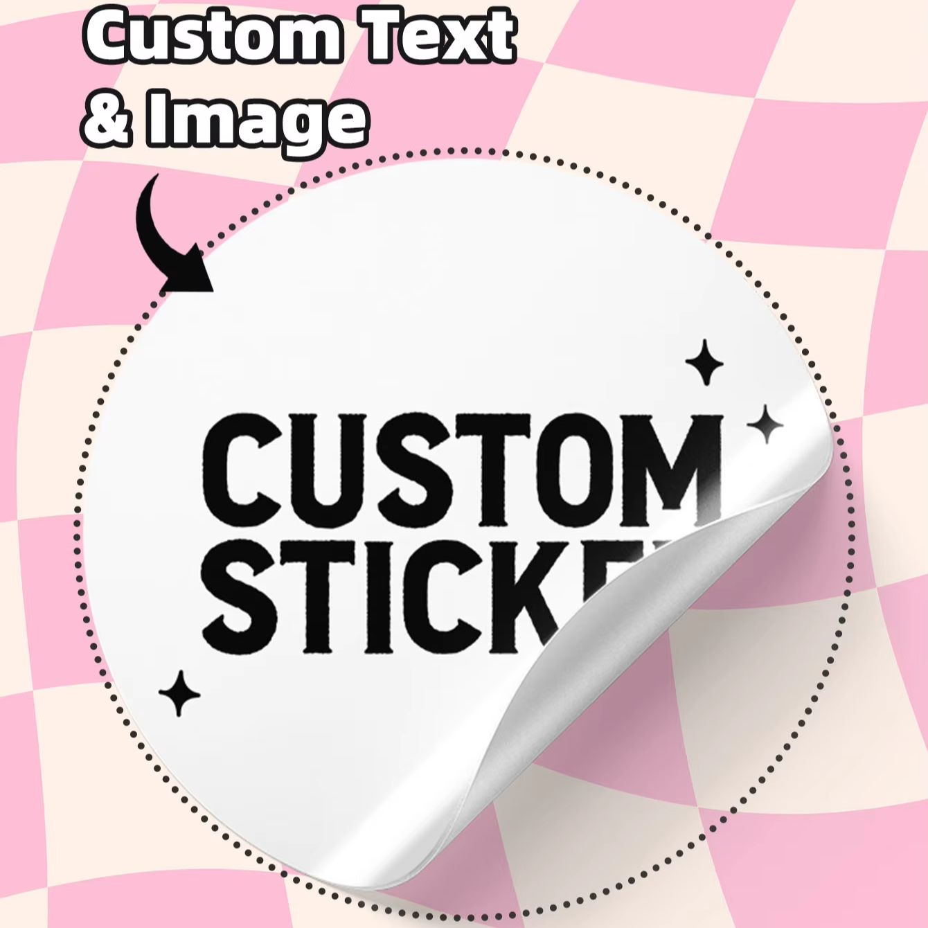 1-768PCS Özel Yuvarlak Su Geçi - Label Sticker Round incelemesi ve fiyatı
