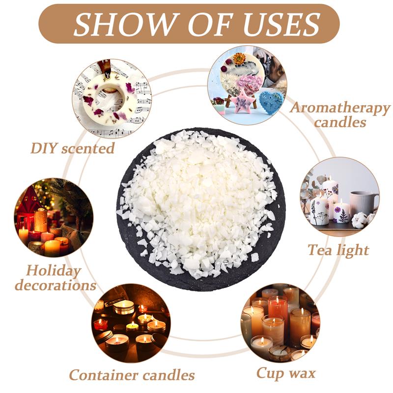 50-1000g Doğal Saf Soya Balmum - Candle Making Raw Material incelemesi ve fiyatı