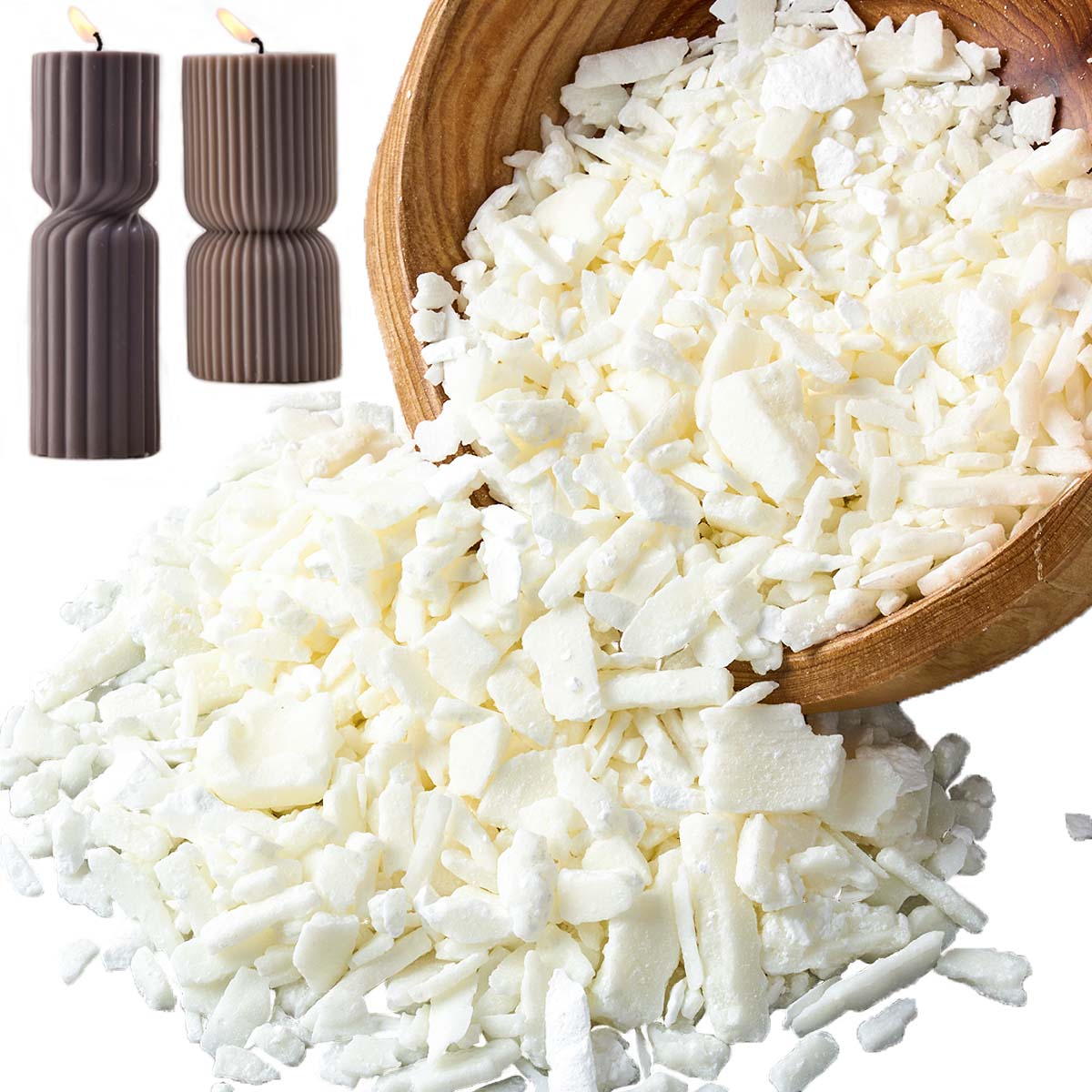1 Pound Saf Beyaz Soya Balmumu - Soy Wax Pillar Blend incelemesi ve fiyatı