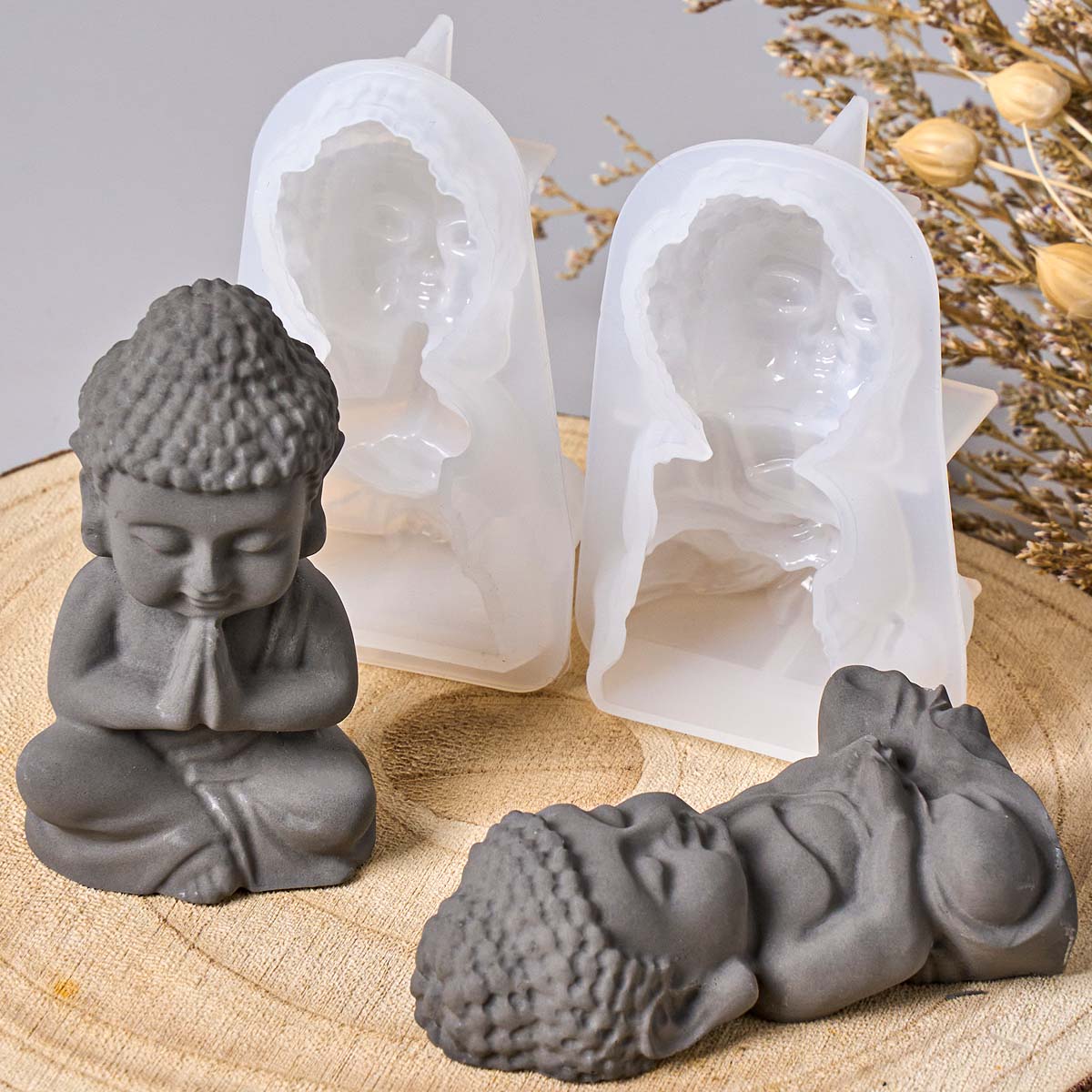 3D Buda Silikon Mum Kalıbı DIY - Candle Making Process incelemesi ve fiyatı