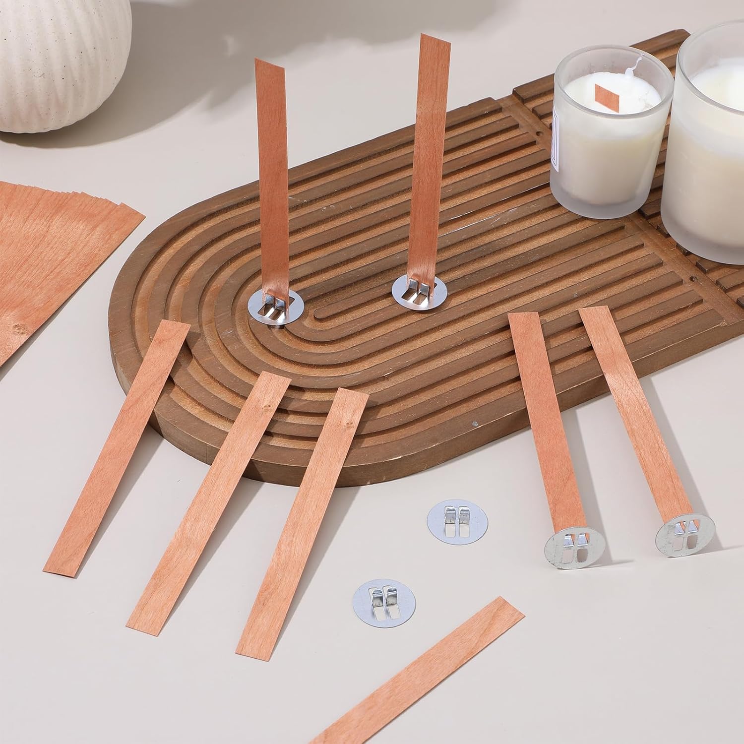 60 adet ahşap fitiller mum yap - Soy Wax Pillar Blend incelemesi ve fiyatı
